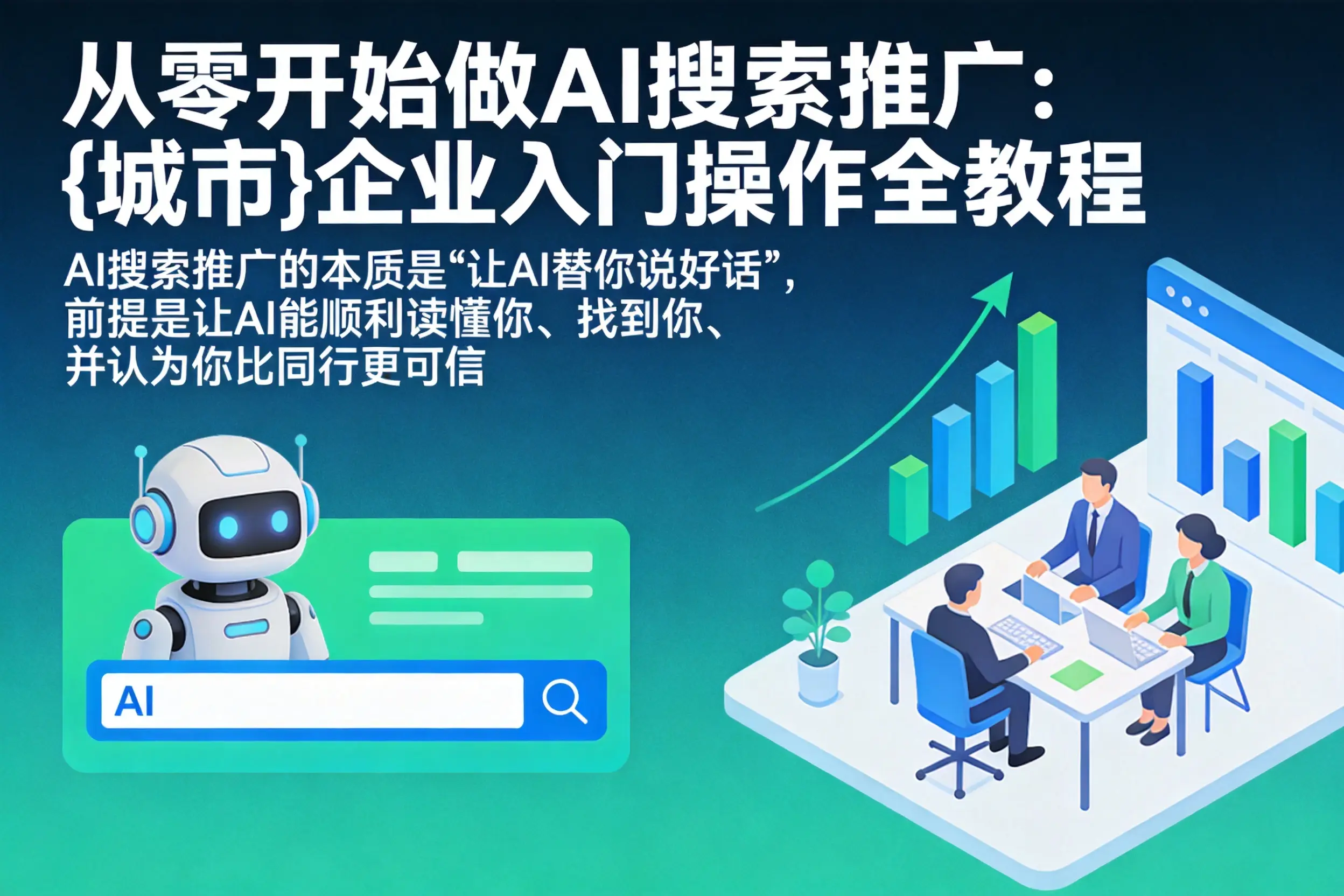 从零开始做AI搜索推广：琼中企业入门操作全教程