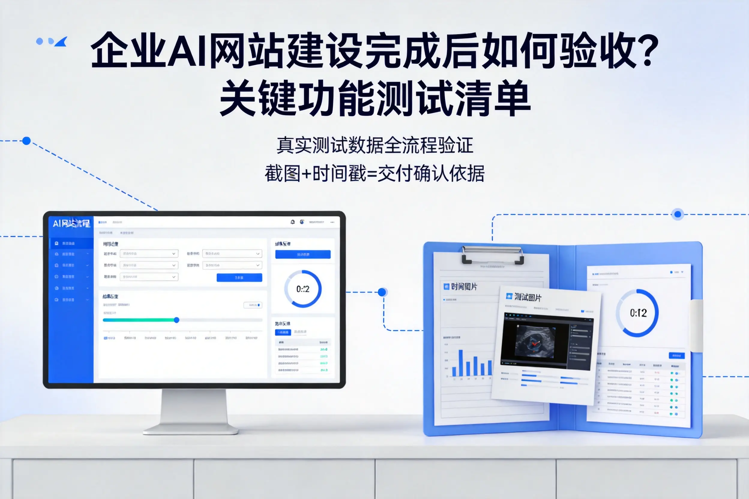 琼中企业AI网站建设完成后如何验收？关键功能测试清单