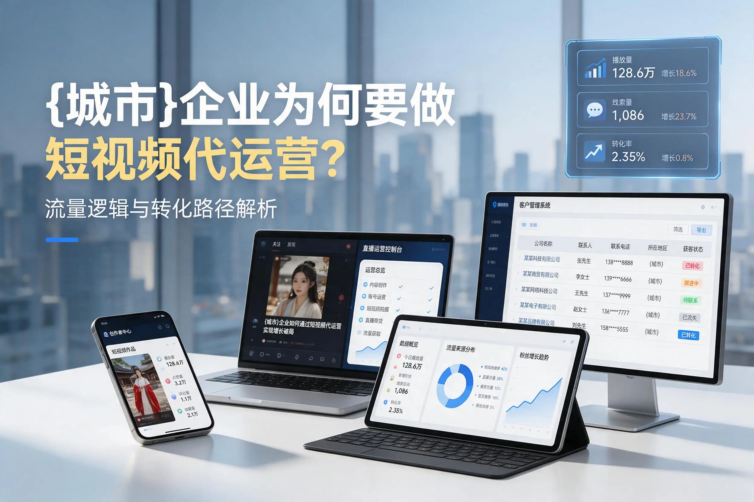 琼中企业为何要做短视频代运营?流量逻辑与转化路径解析