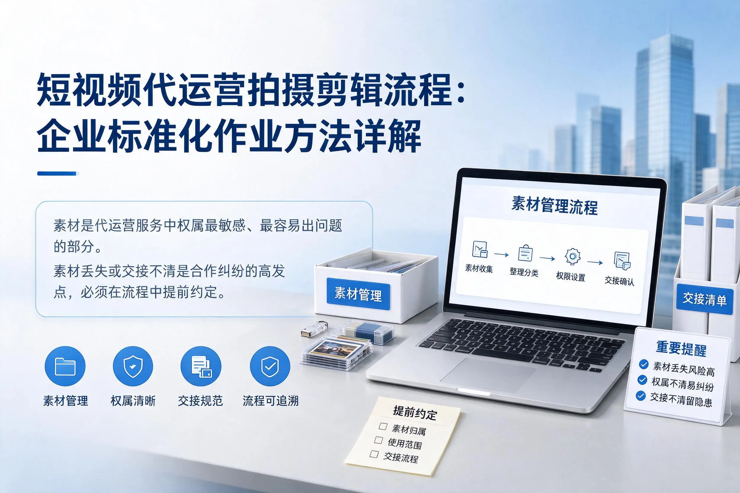 短视频代运营拍摄剪辑流程:琼中企业标准化作业方法详解