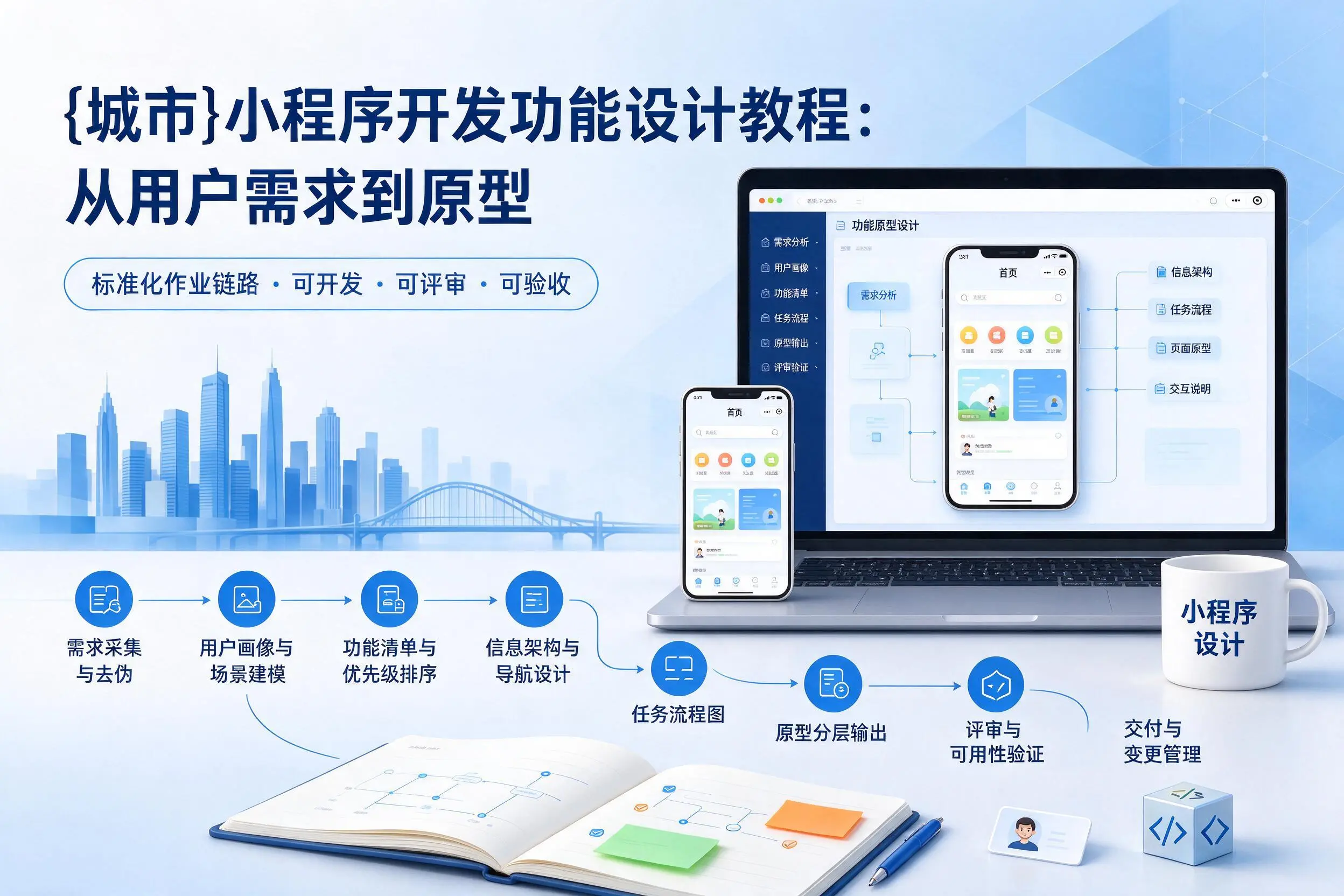 琼中小程序开发功能设计教程:从用户需求到原型