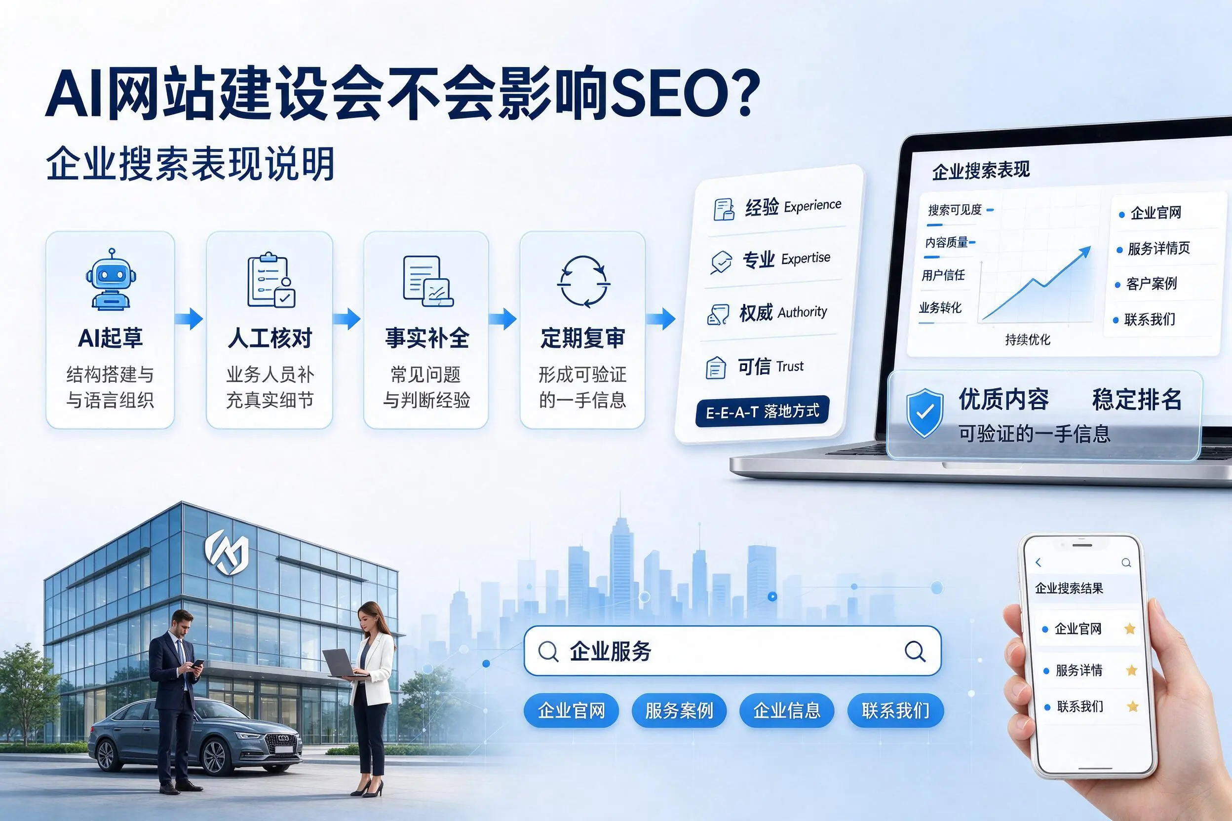 AI网站建设会不会影响SEO?琼中企业搜索表现说明