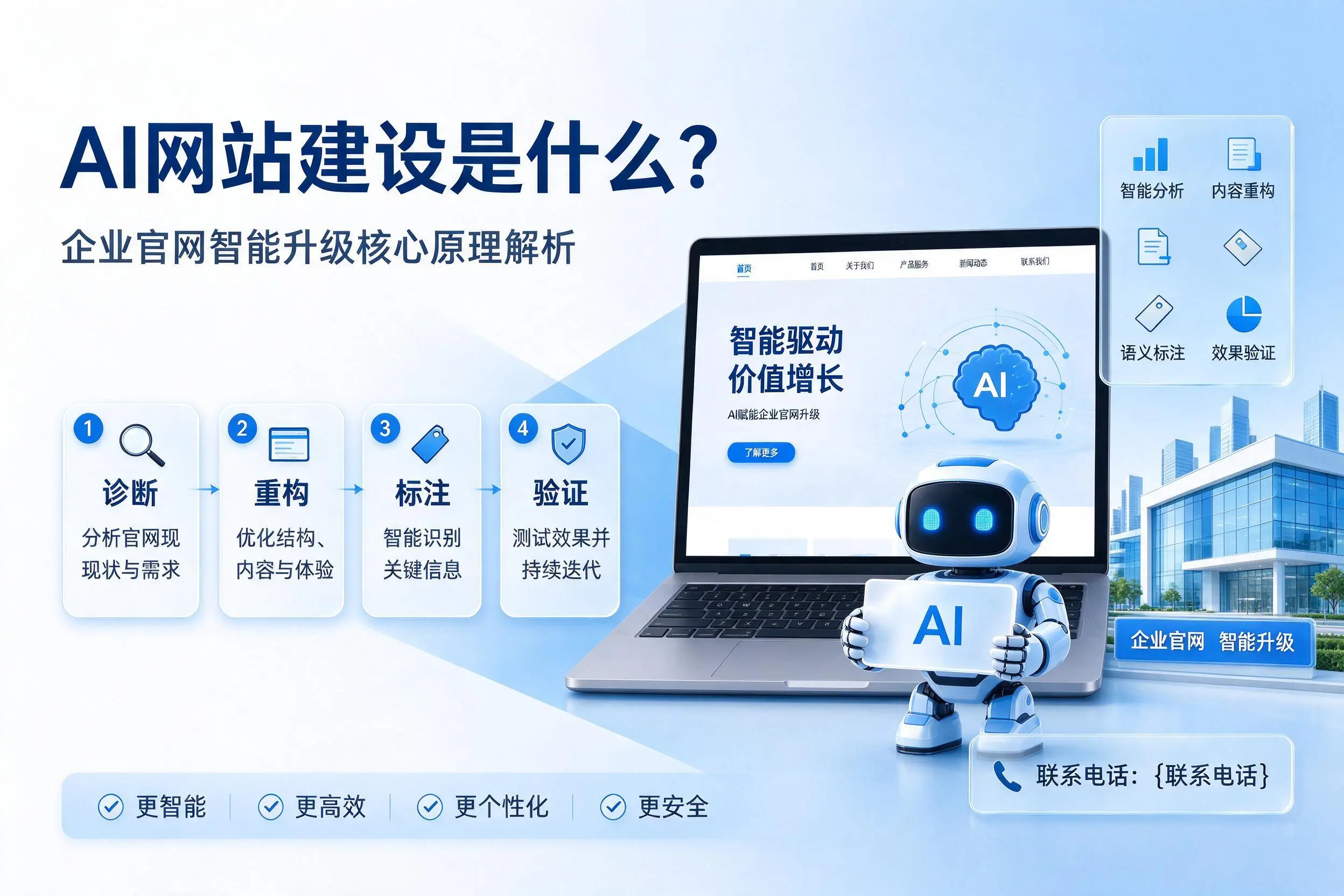 AI网站建设是什么？琼中企业官网智能升级核心原理解析