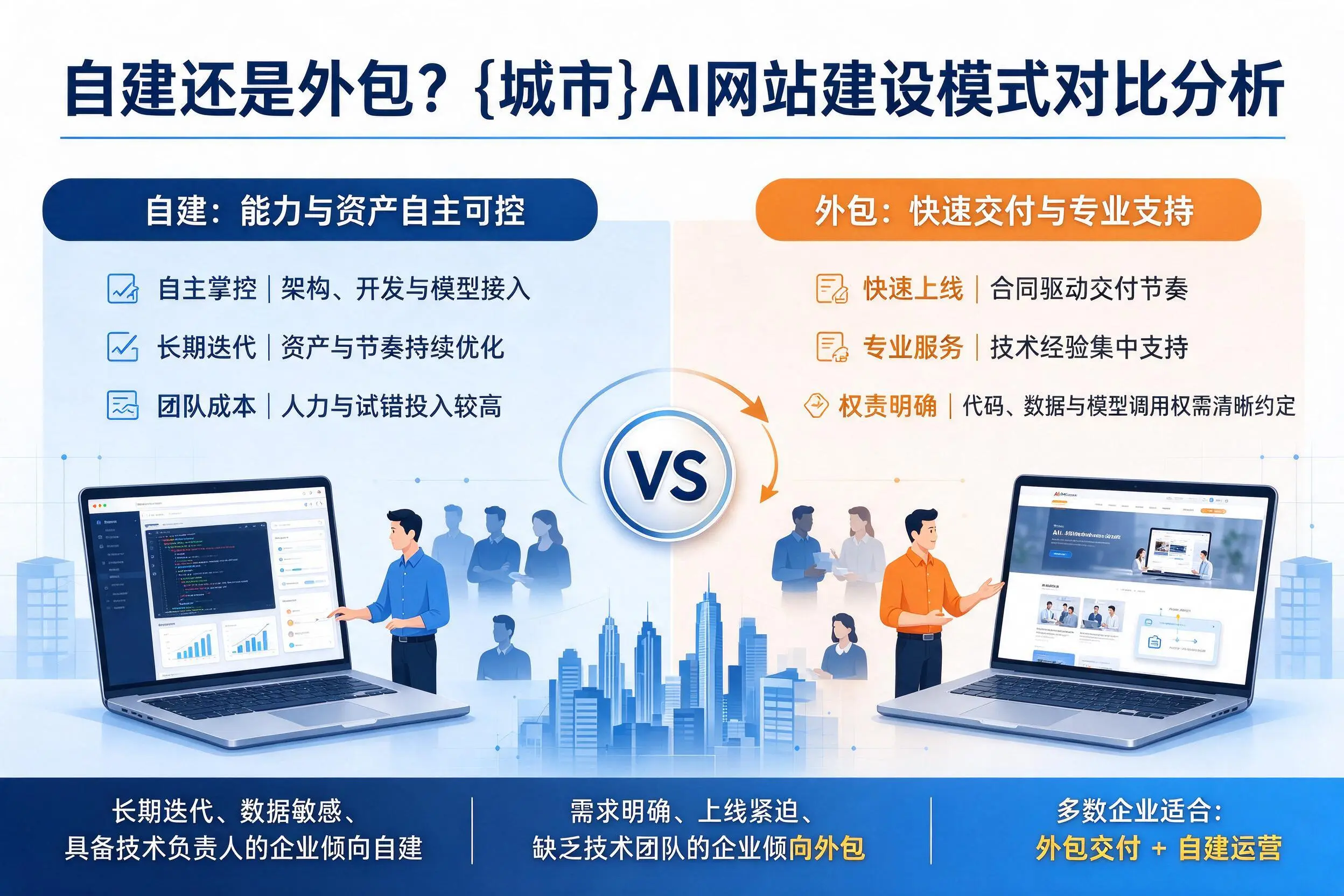 自建还是外包？琼中AI网站建设模式对比分析