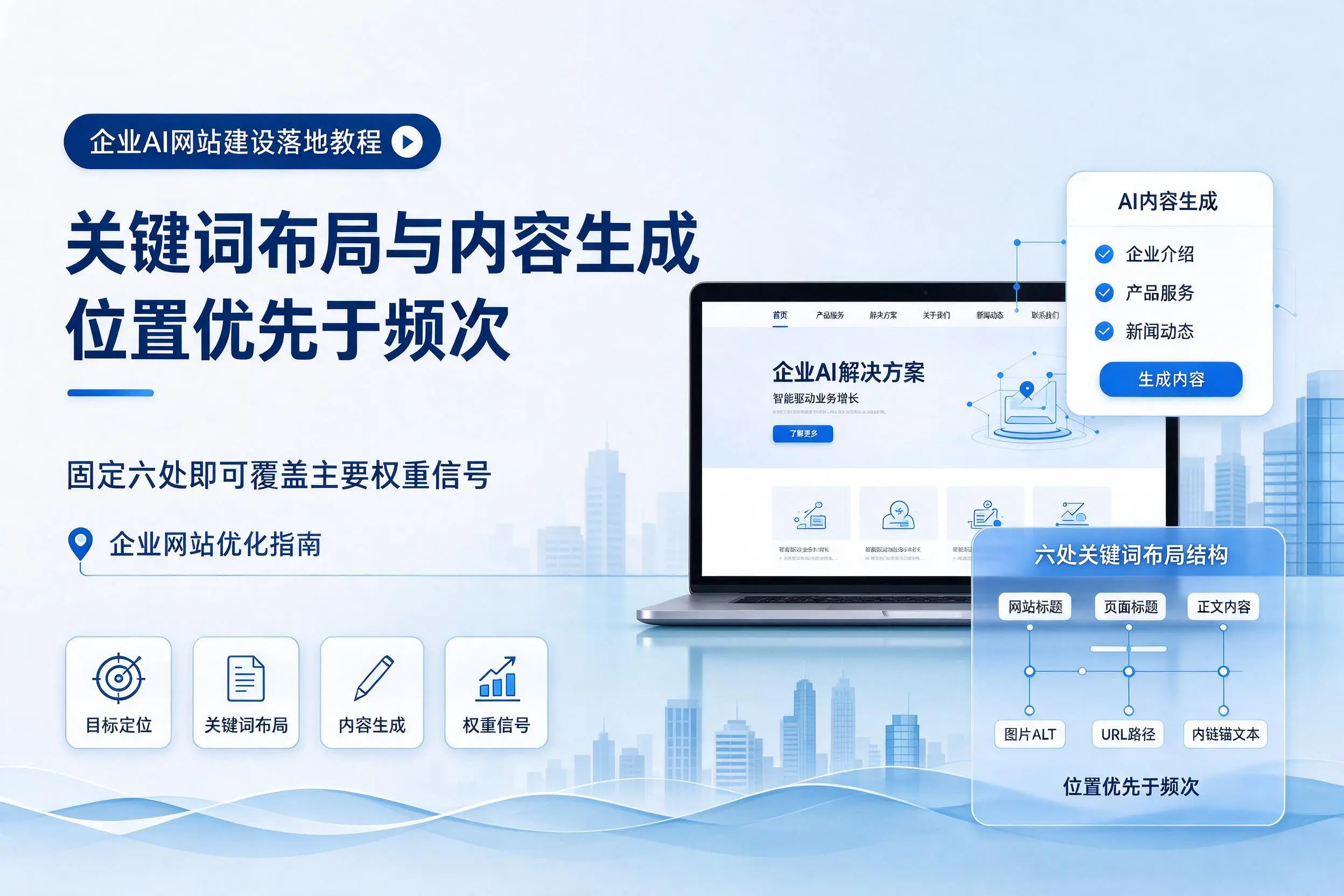 琼中企业AI网站建设落地教程：关键词布局与内容生成