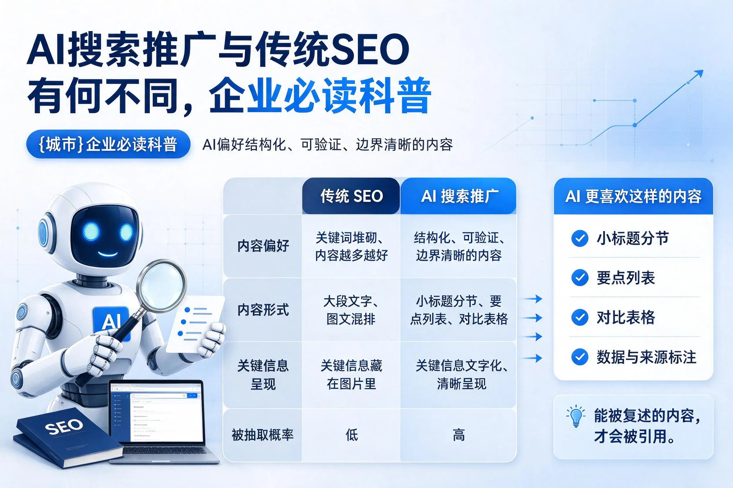 AI搜索推广与传统SEO有何不同，琼中企业必读科普